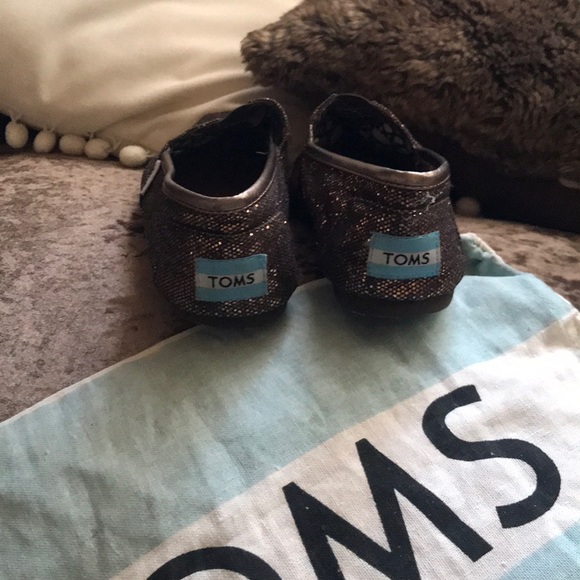 Glitter Toms bronze bag included - Picture 3 of 5